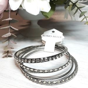 Silver Stackable Bracelets